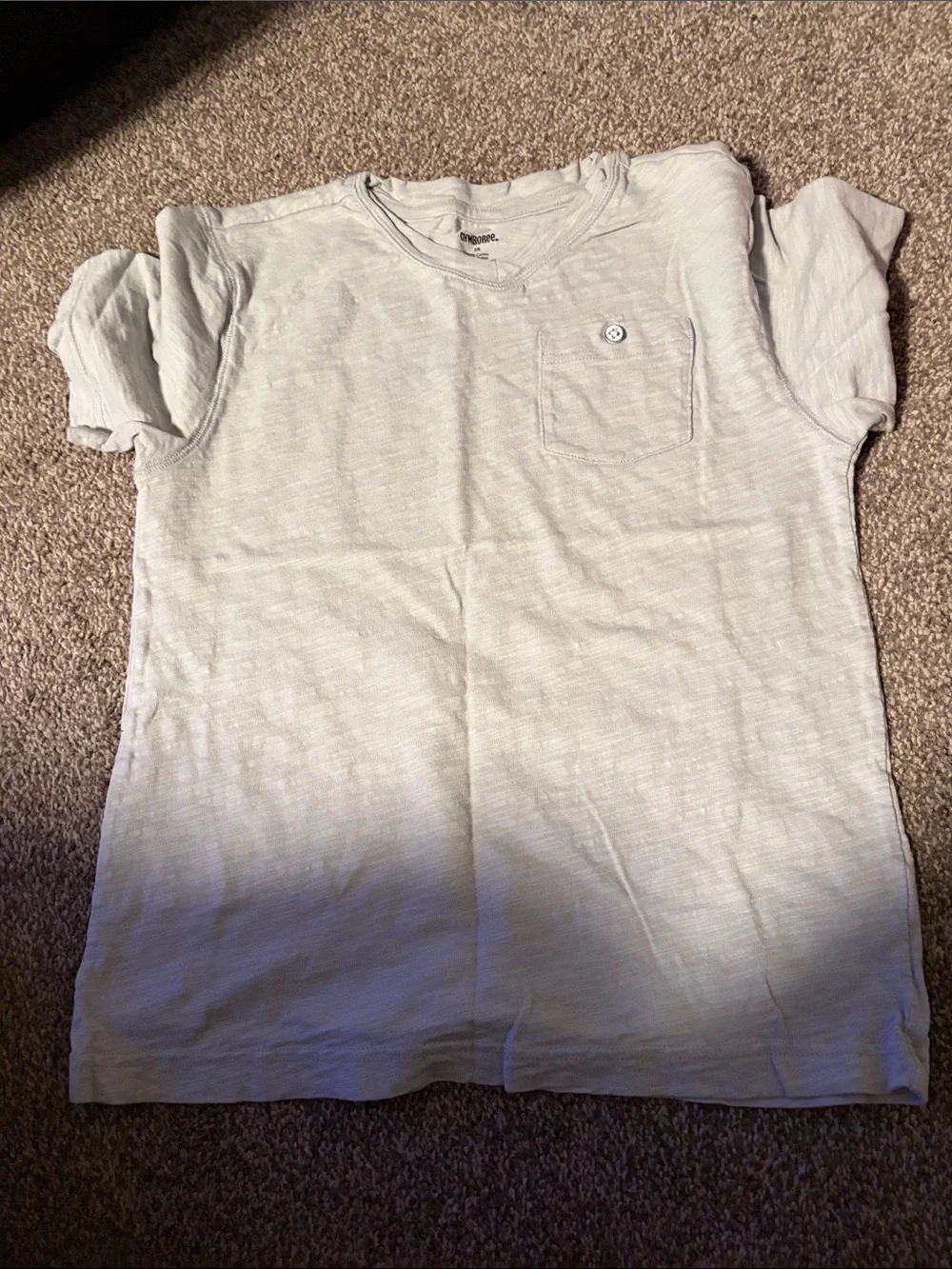 Gymboree White Short Sleeve Crew Tee